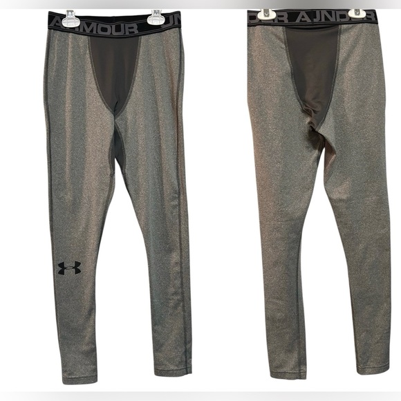 🔥Two Under Amour full length leggings, one black & one grey, Size: Med, EUC - Picture 4 of 4
